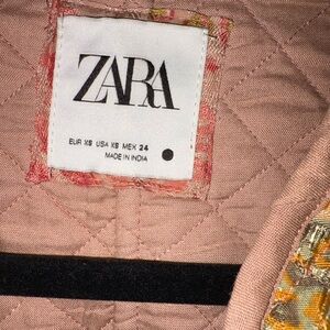 Zara Blush Quilted Jacket